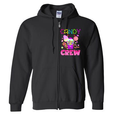 Candy Land Costume Women Candy Crew Sweetie Candy Squad Full Zip Hoodie