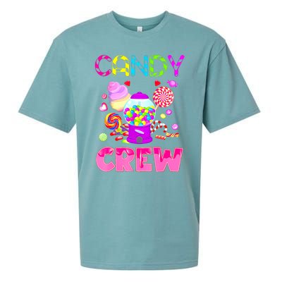 Candy Land Costume Women Candy Crew Sweetie Candy Squad Sueded Cloud Jersey T-Shirt