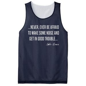 Congressman Lewis Civil Rights Hero Quote Premium Mesh Reversible Basketball Jersey Tank