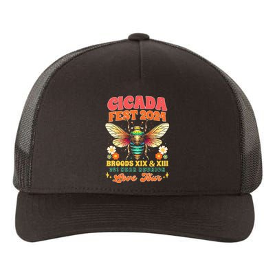 Cicada Lover Cicada Fest 2024 Broods Xix & Xiii Yupoong Adult 5-Panel Trucker Hat