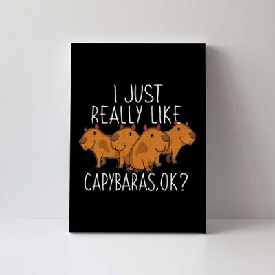 Capybara Lover Canvas