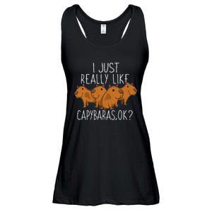 Capybara Lover Ladies Essential Flowy Tank