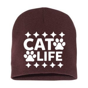 Cat Life Short Acrylic Beanie