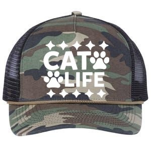 Cat Life Retro Rope Trucker Hat Cap