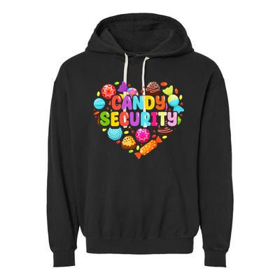 Candy Land Costumes Candy Land Candy Security Garment-Dyed Fleece Hoodie