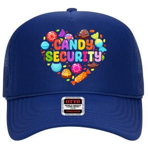 Candy Land Costumes Candy Land Candy Security High Crown Mesh Back Trucker Hat