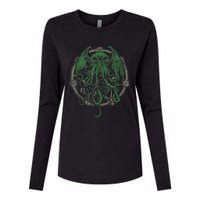 Cthulhu Lovecraft Womens Cotton Relaxed Long Sleeve T-Shirt