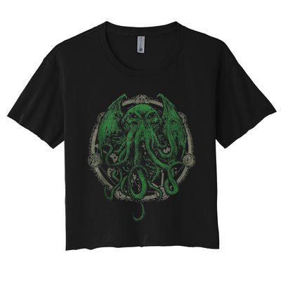 Cthulhu Lovecraft Women's Crop Top Tee