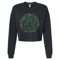 Cthulhu Lovecraft Cropped Pullover Crew