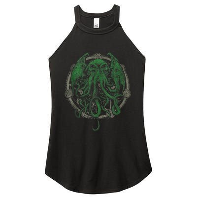 Cthulhu Lovecraft Women's Perfect Tri Rocker Tank