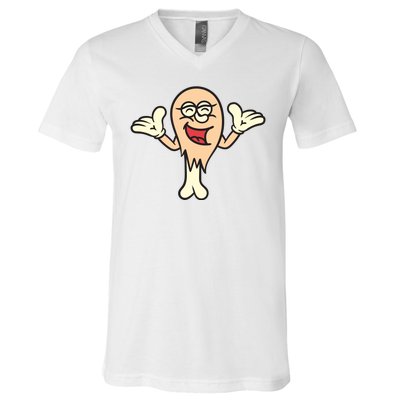 Chicken Leg V-Neck T-Shirt