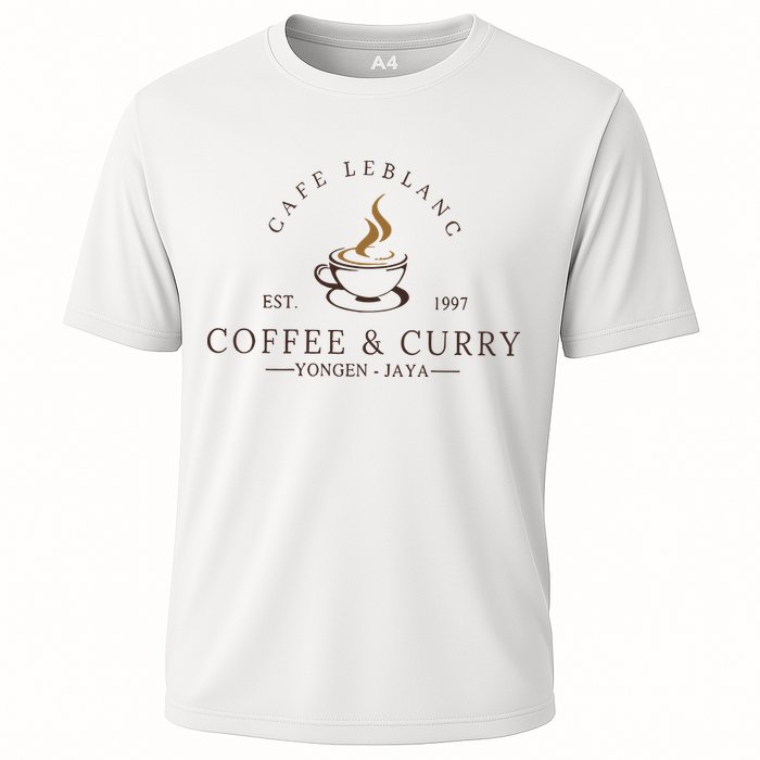 Cafe Leblanc Coffee & Curry Megami Cooling Performance Crew T-Shirt