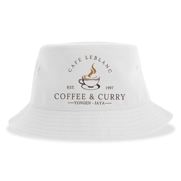 Cafe Leblanc Coffee & Curry Megami Sustainable Bucket Hat