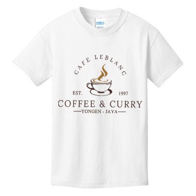 Cafe Leblanc Coffee & Curry Megami Kids T-Shirt