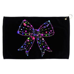 Christmas Light Coquette Bow Christmas Season Grommeted Golf Towel