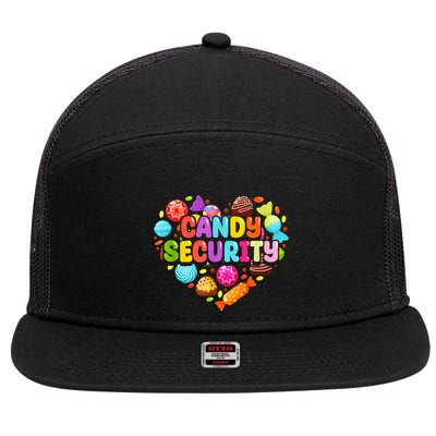 Candy Land Costumes Adult Candy Land Candy Security 7 Panel Mesh Trucker Snapback Hat