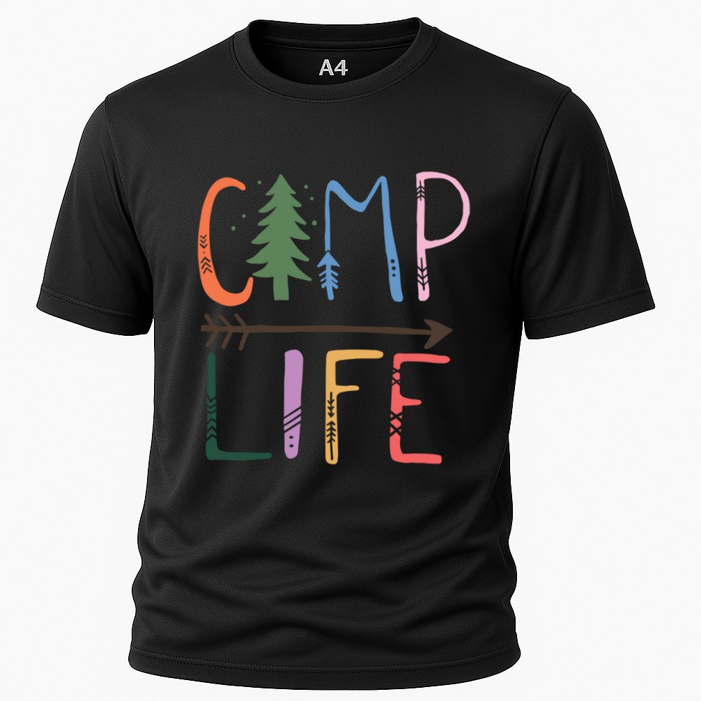 Camping Life Colorful Happy Campers Great Gift Performance Shirt