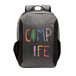 Camping Life Colorful Happy Campers Great Gift Vector Backpack