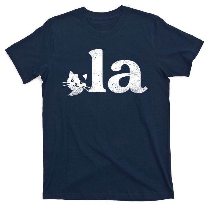 Comma La Cat Retro Vote Kamala Harris 2024 T-Shirt