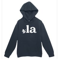 Comma La Cat Retro Vote Kamala Harris 2024 Urban Pullover Hoodie