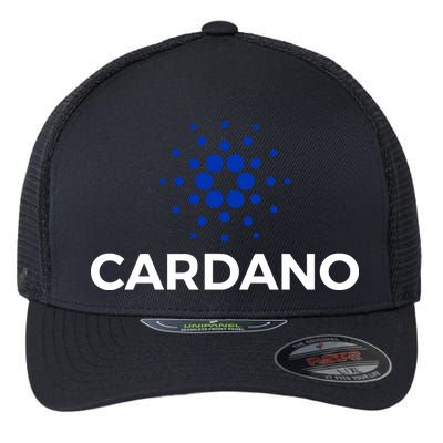 Cardano Logo Crypto Coin Blockchain Flexfit Unipanel Trucker Cap