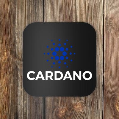 Cardano Logo Crypto Coin Blockchain Coaster