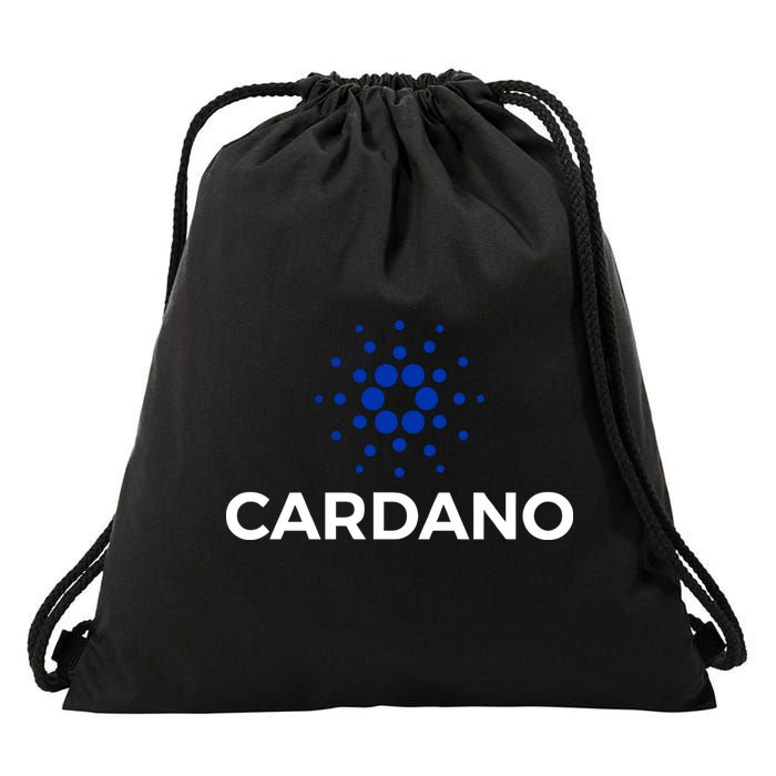 Cardano Logo Crypto Coin Blockchain Drawstring Bag