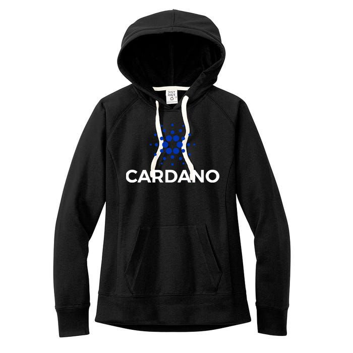 Cardano Logo Crypto Coin Blockchain Women's Fleece Hoodie