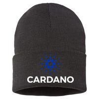 Cardano Logo Crypto Coin Blockchain Sustainable Knit Beanie