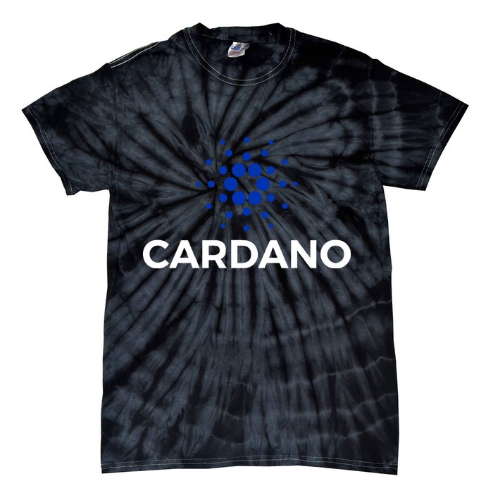 Cardano Logo Crypto Coin Blockchain Tie-Dye T-Shirt