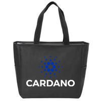 Cardano Logo Crypto Coin Blockchain Zip Tote Bag
