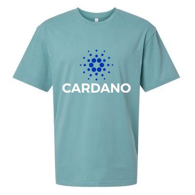 Cardano Logo Crypto Coin Blockchain Sueded Cloud Jersey T-Shirt