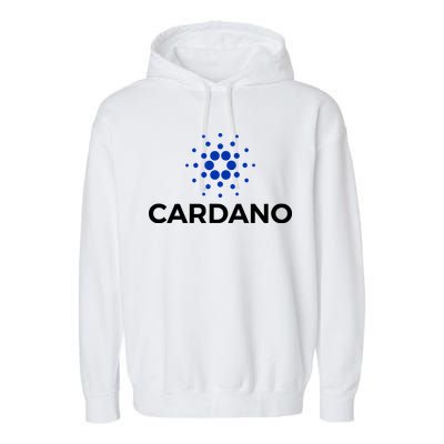 Cardano Logo Crypto Coin Blockchain Garment-Dyed Fleece Hoodie