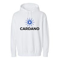 Cardano Logo Crypto Coin Blockchain Garment-Dyed Fleece Hoodie