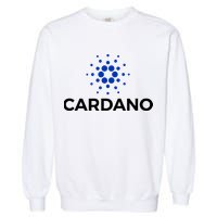 Cardano Logo Crypto Coin Blockchain Garment-Dyed Sweatshirt