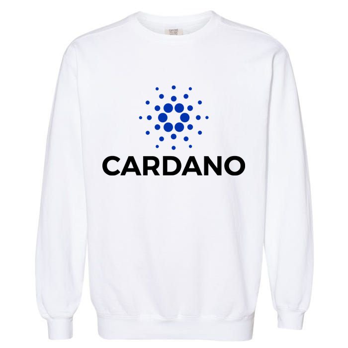 Cardano Logo Crypto Coin Blockchain Garment-Dyed Sweatshirt