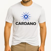 Cardano Logo Crypto Coin Blockchain Cooling Performance Crew T-Shirt