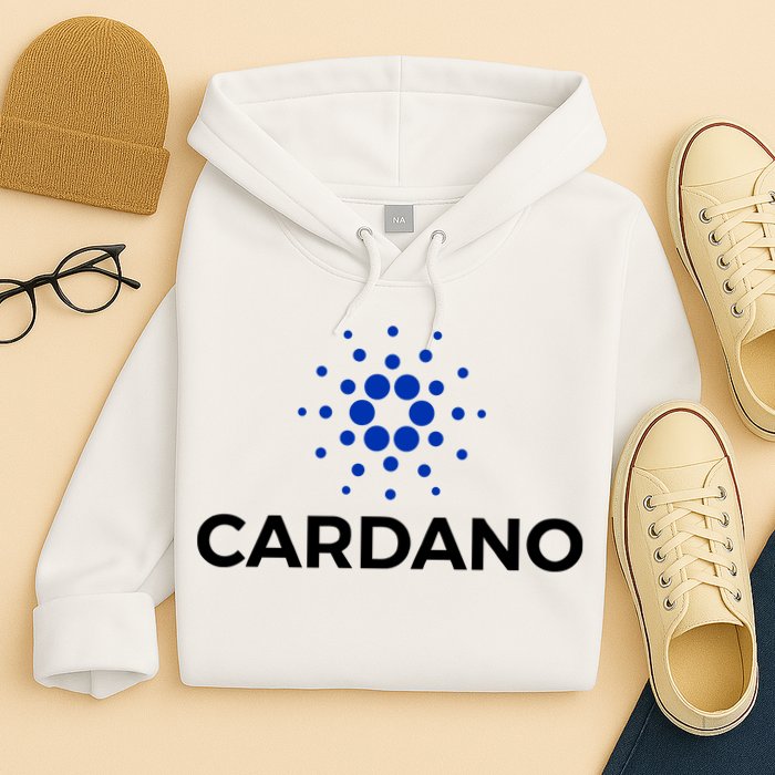Cardano Logo Crypto Coin Blockchain Hoodie