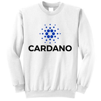 Cardano Logo Crypto Coin Blockchain Sweatshirt