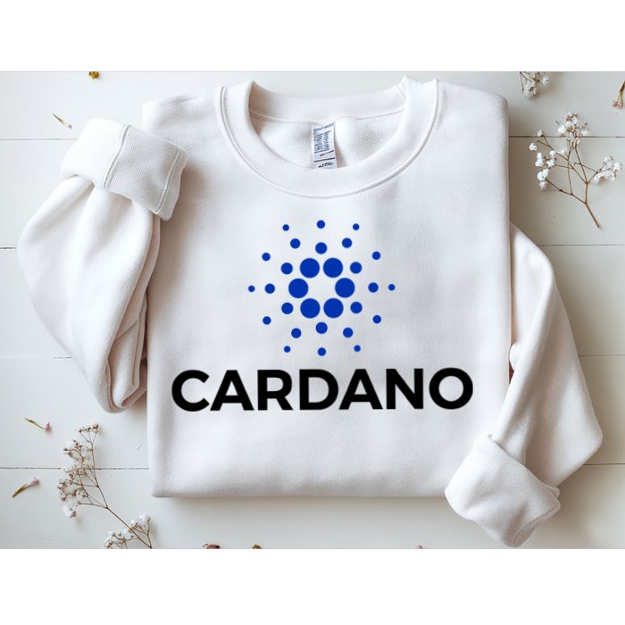 Cardano Logo Crypto Coin Blockchain Sweatshirt