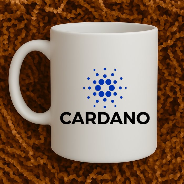 Cardano Logo Crypto Coin Blockchain Coffee Mug