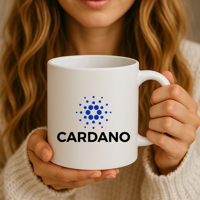 Cardano Logo Crypto Coin Blockchain Coffee Mug