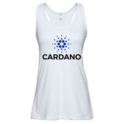 Cardano Logo Crypto Coin Blockchain Ladies Essential Flowy Tank