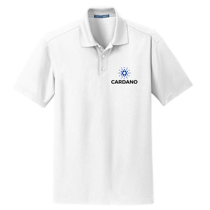 Cardano Logo Crypto Coin Blockchain Dry Zone Grid Polo