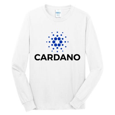 Cardano Logo Crypto Coin Blockchain Tall Long Sleeve T-Shirt