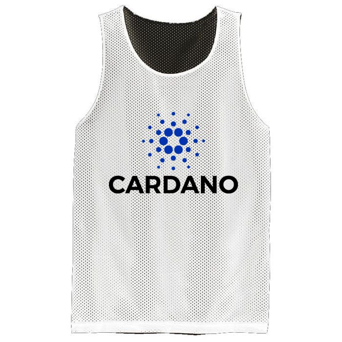 Cardano Logo Crypto Coin Blockchain Mesh Reversible Basketball Jersey Tank