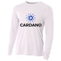 Cardano Logo Crypto Coin Blockchain Cooling Performance Long Sleeve Crew