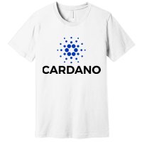 Cardano Logo Crypto Coin Blockchain Premium T-Shirt