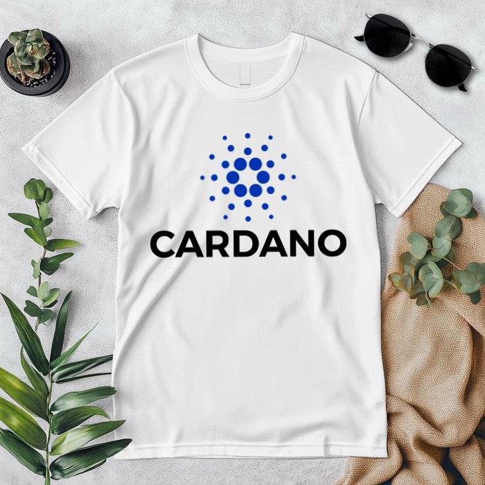 Cardano Logo Crypto Coin Blockchain Premium T-Shirt