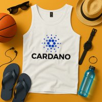 Cardano Logo Crypto Coin Blockchain Tank Top